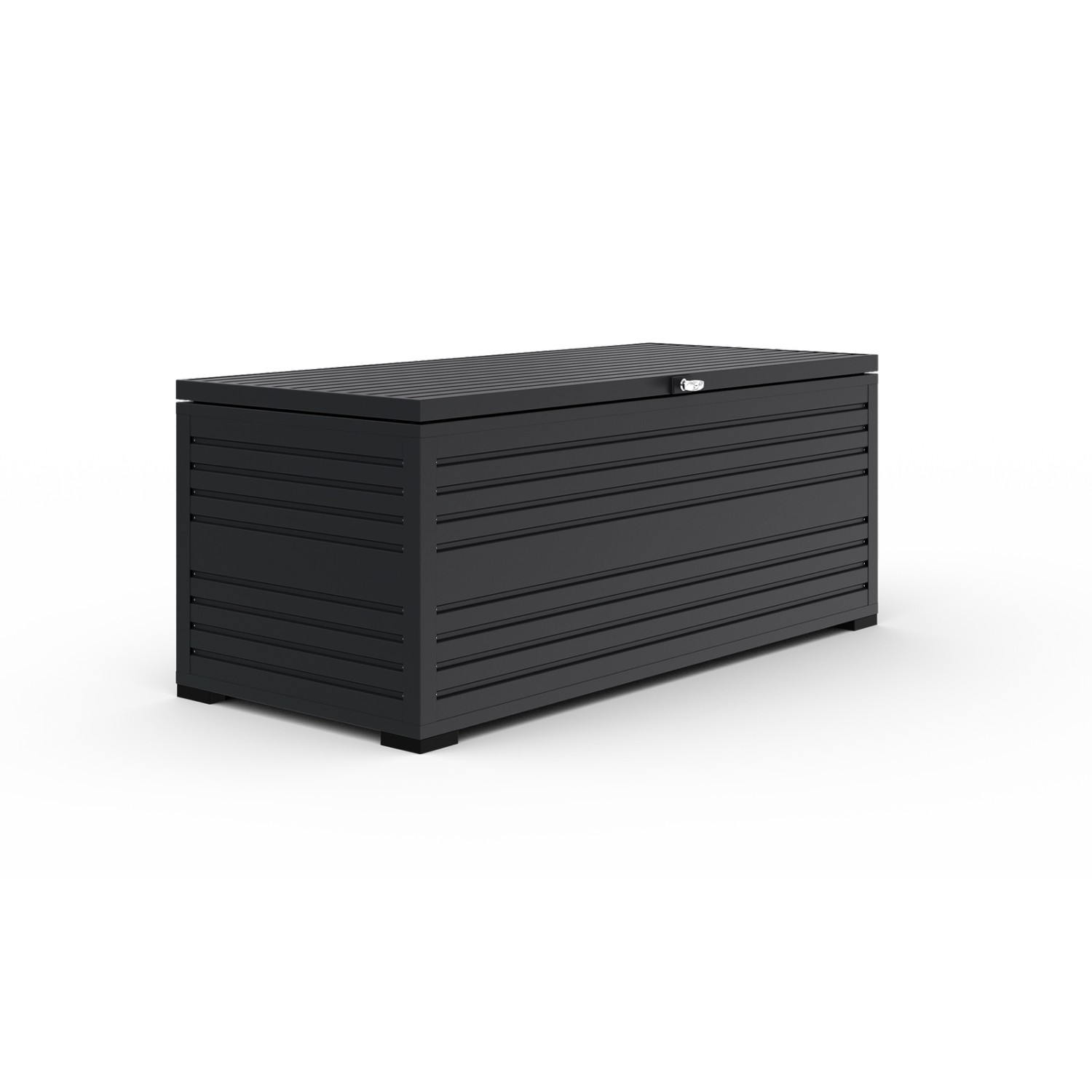Weide Aluminium Gartenbox - Großzügige 590L Aufbewahrungslösung - 130 x 74 x 62 cm Weide Aluminium Gartenbox - Großzügige 590L Aufbewahrungslösung - 130 x 74 x 62 cm von Weide