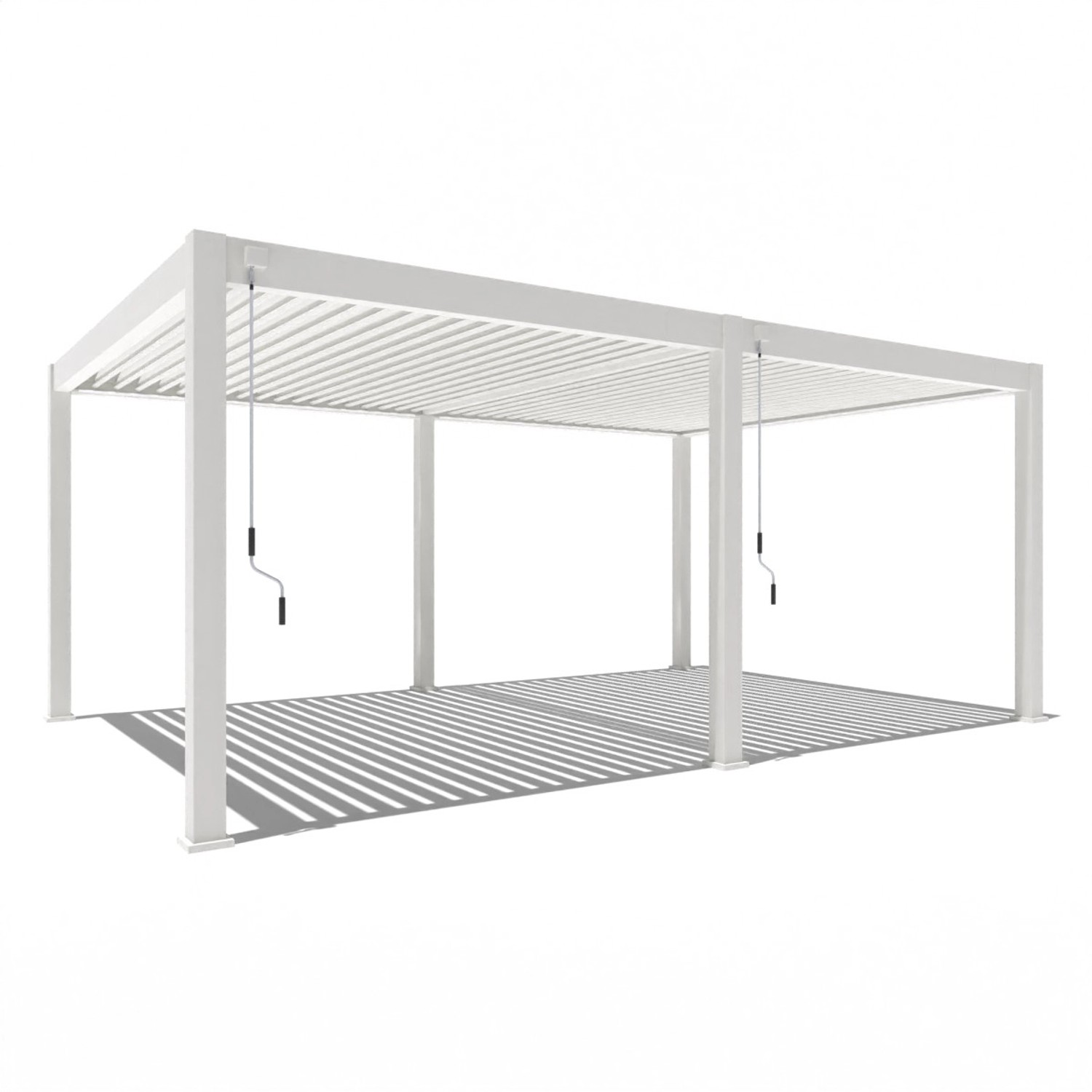 Weide Deluxe Plus Aluminium Pavillon 4 x 6 M Weiß Pergola Freistehend Weide Deluxe Plus Aluminium Pavillon 4 x 6 M Weiß Pergola Freistehend von Weide