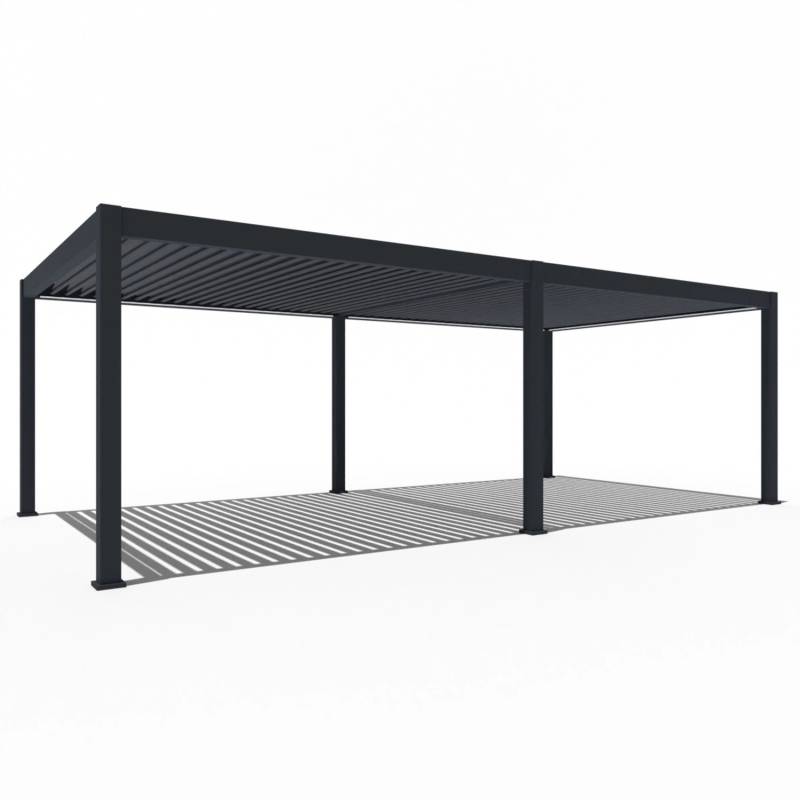 Weide Elektrische Deluxe Plus Aluminium  Pergola  4 x 8 M mit LED von Weide