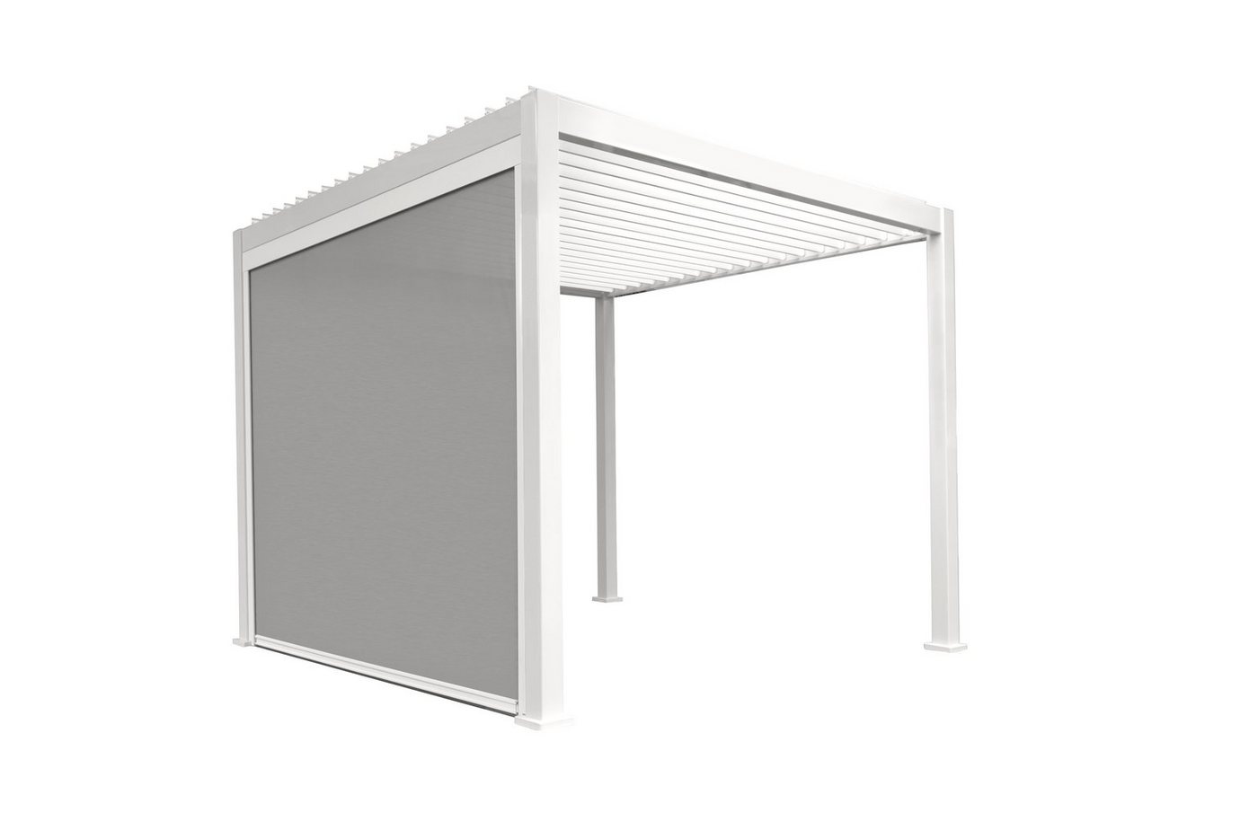 Weide Pavillonseitenteil Sonnenrollo für 3,6 M Weide und Mirador Classic Pavillon weiß von Weide