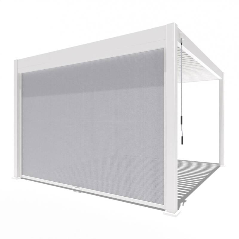 Weide Sonnenrollo für Weide Pergola 3,6 M in Weiss von Weide