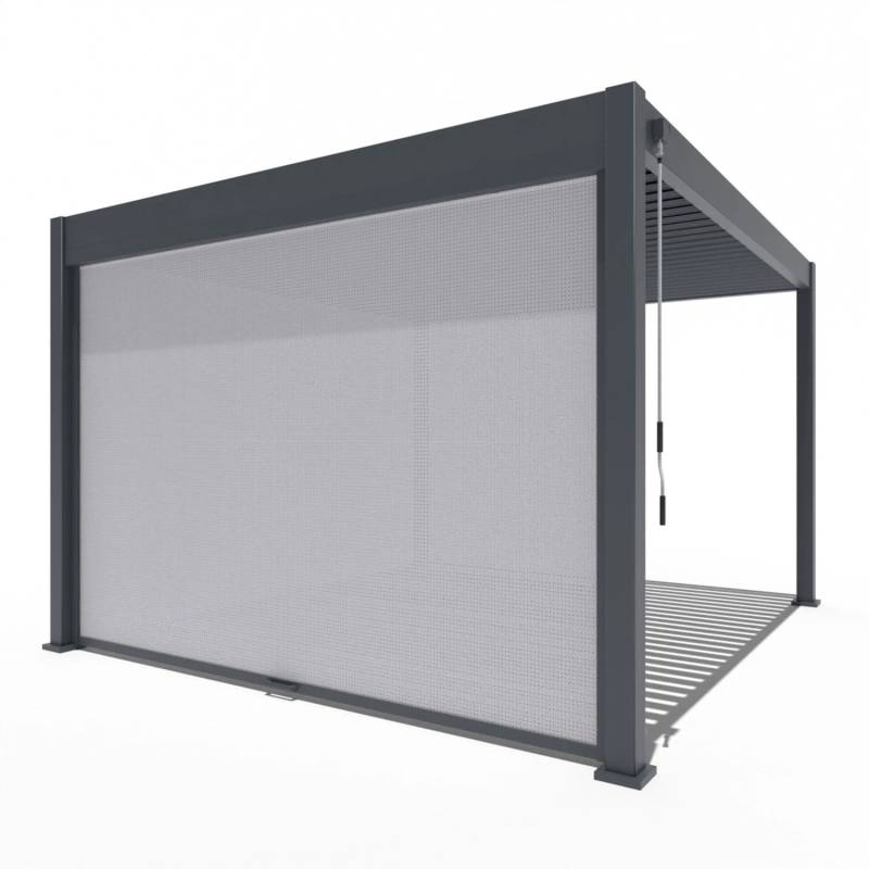 Weide Sonnenrollo für Weide Pergola 3 M in Anthrazit von Weide