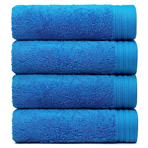 Weidemans Premium 4 Stück Handtuch-Set inkl. 4 Exklusive Handtücher 45,7 x 76,2 cm – 100% Baumwolle |Machine Waschbar Hohe Saugkraft | by Petrol von Weidemans