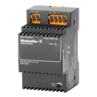 Gleichstromversorgung REG 9-15V 30W 3TE 85-264VAC 2,6A geeignet für Reiheneinbau von Weidmüller