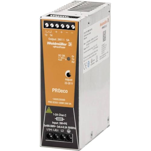 Weidmüller 1469530000 PRO ECO3 120 W 24 V 5 A Connect Power PROeco dreiphasig von Weidmüller
