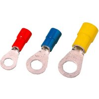 Weidmüller 1492440000 Ringkabelschuh Querschnitt (max.)=10mm² Loch-Ø=4.5mm Teilisoliert Rot 50St. von Weidmüller