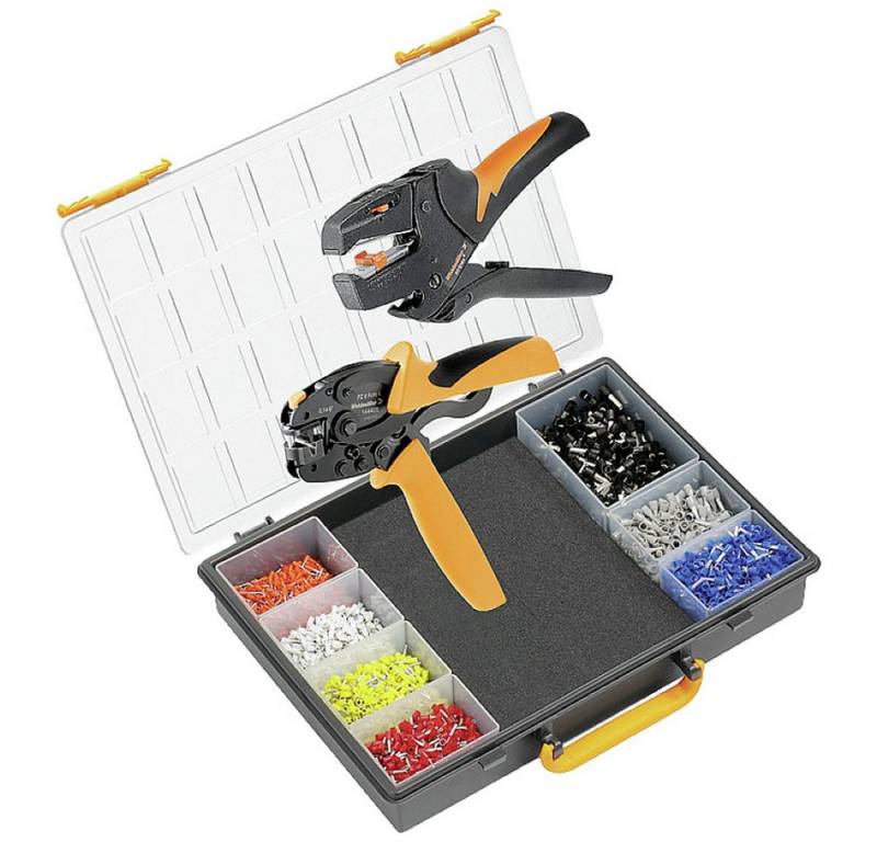 Weidmüller Crimpzange Weidmüller CRIMP-SET PZ 6 ROTO D 9028690000 Crimpzangen-Set Aderendhü von Weidmüller