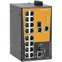 Weidmüller IE-SW-AL18M-16TX-2GC Industrial Ethernet Switch 10 / 100 / 1000MBit/s von Weidmüller