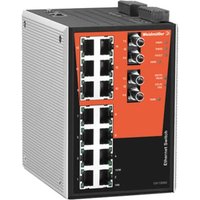 Weidmüller IE-SW-PL16M-14TX-2ST Industrial Ethernet Switch von Weidmüller