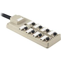 Weidmüller SAI-8-F 5P PUR 25M 1058390000 Sensor/Aktorbox passiv M12-Verteiler mit Metallgewinde 1St. von Weidmüller