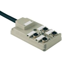 Weidmüller SAI-4-F 4P IDC PUR 10M 1766670000 Sensor/Aktorbox passiv M12-Verteiler mit Metallgewinde von Weidmüller