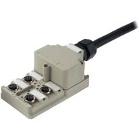Weidmüller SAI-4-MF 5P PUR 5M 1804600000 Sensor/Aktorbox passiv M12-Verteiler mit Metallgewinde 1St. von Weidmüller