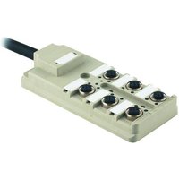 Weidmüller SAI-6-F 5P PUR 10M 9456620000 Sensor/Aktorbox passiv M12-Verteiler mit Metallgewinde 1St. von Weidmüller