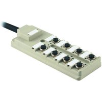 Weidmüller SAI-8-F 4P PUR 5M 9456750000 Sensor/Aktorbox passiv M12-Verteiler mit Metallgewinde 1St. von Weidmüller