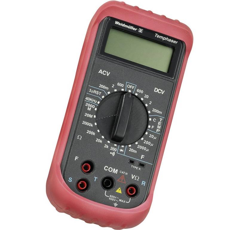 Weidmüller Spannungsprüfer Weidmüller TEMPHASER Hand-Multimeter digital CAT III 600 V Anzeige (TEMPHASER) von Weidmüller