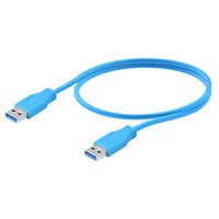 Weidmüller USB-Kabel USB-A Stecker 1.80m Blau PVC-Mantel 2581730018 von Weidmüller