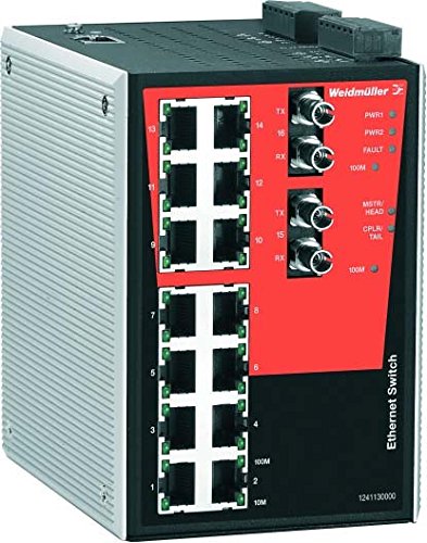 Weidmuller 1241130000 – Switch gestiónado ie-sw-pl16 m-14tx-2st von Weidmuller