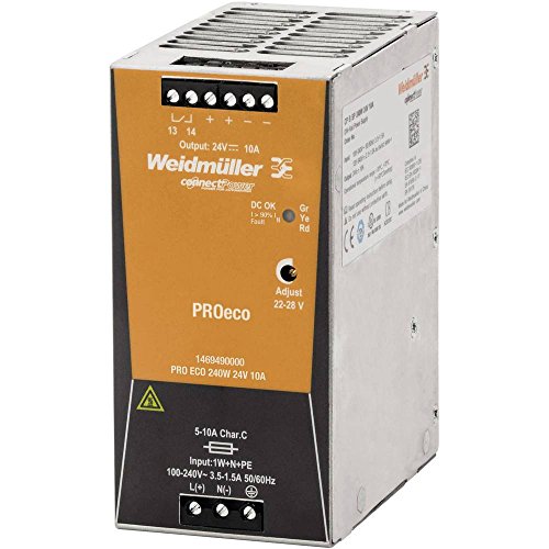 Weidmueller PRO ECO 240W 24V 10A Hutschienen-Netzteil (DIN-Rail) 24 V/DC 10A 240W 1 x von Weidmüller