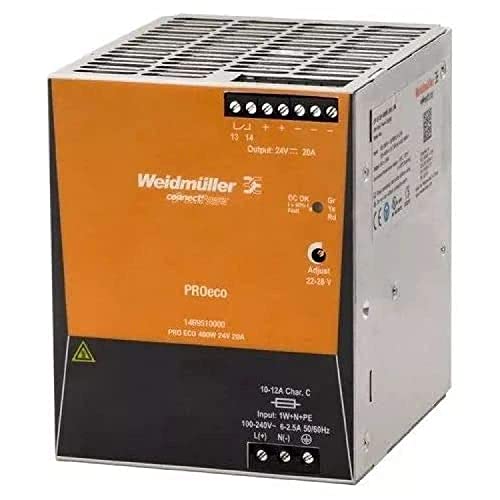 Weidmueller PRO ECO 480W 24V 20A Hutschienen-Netzteil (DIN-Rail) 24 V/DC 20A 480W 1 x von Weidmüller