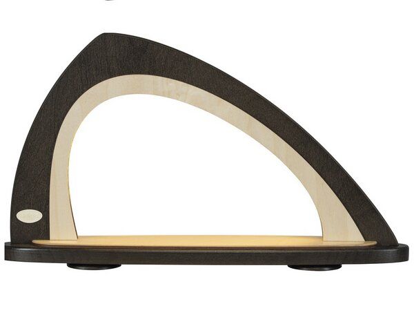 Weigla® Holzkunst Moderner asymmetrischer Schwibbogen zum Selberbestücken NEU mit LED von Weigla® Holzkunst
