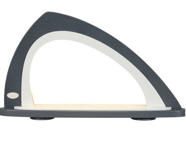 Weigla® Holzkunst Moderner asymmetrischer Schwibbogen zum Selberbestücken NEU mit LED von Weigla® Holzkunst