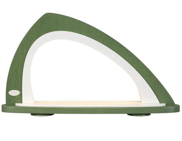 Weigla® Holzkunst Moderner asymmetrischer Schwibbogen zum Selberbestücken NEU mit LED von Weigla® Holzkunst