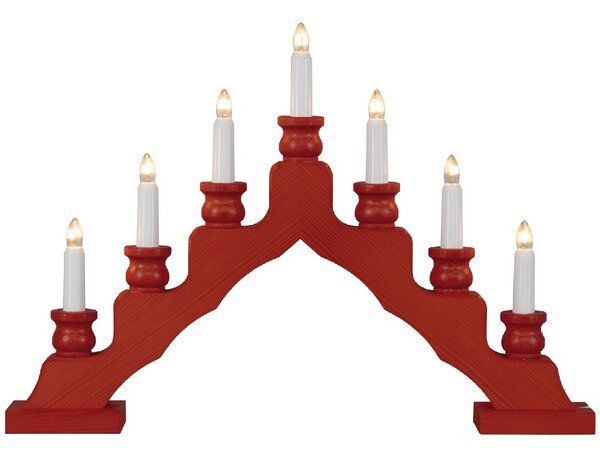 Weigla® Holzkunst Weigla Trendiger Schwedenleuchter, versch. Farben mit LED Beleuchtung von Weigla® Holzkunst