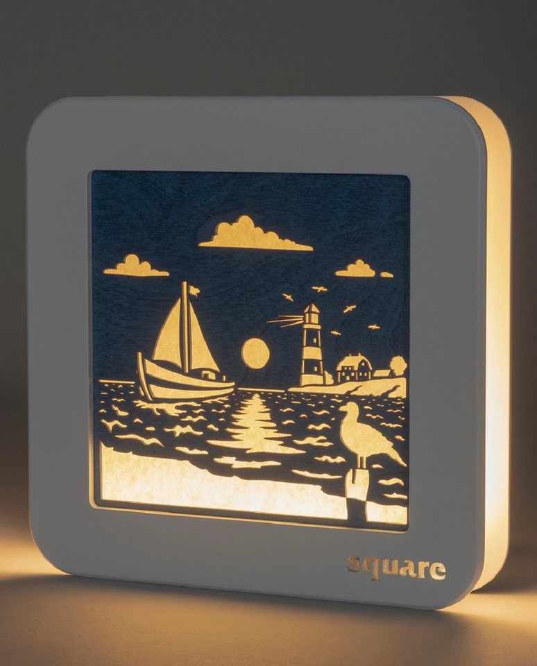 Weigla LED-Bild Bild Square - LED Standbild oder Wandbild Maritim, mit Timerfunktion, Maritim Weigla LED-Bild Bild Square - LED Standbild oder Wandbild Maritim, mit Timerfunktion, Maritim von Weigla