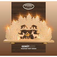 Weigla LED Schwibbogen "Futterkrippe mit echtem Heu, Lichterbogen aus Holz, NATUR" 1 Stk. Made in Germany, Weihnachtsdeko Innen, Weihnachtsbeleuchtung Weigla LED Schwibbogen "Futterkrippe mit echtem Heu, Lichterbogen aus Holz, NATUR" 1 Stk. Made in Germany, Weihnachtsdeko Innen, Weihnachtsbeleuchtung von Weigla