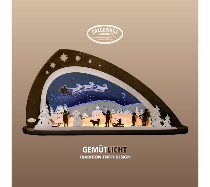 Weigla Lichterbogen (1-tlg), Erzgebirge garantiert, Weihnachtsdeko Innen, Weihnachtsbeleuchtung von Weigla