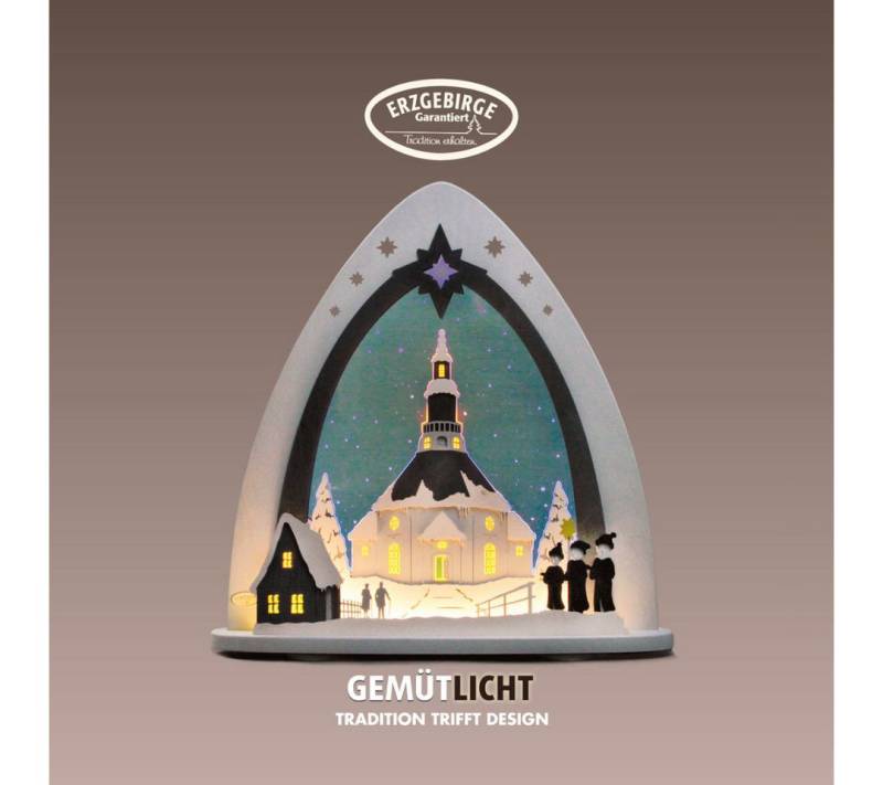 Weigla Lichterbogen LED Seiffener Kirche,Lichterspitze aus Holz&Acrylglas, Made in Germany (1-tlg), Erzgebirge garantiert, Weihnachtsdeko Innen, Weihnachtsbeleuchtung Weigla Lichterbogen LED Seiffener Kirche,Lichterspitze aus Holz&Acrylglas, Made in Germany (1-tlg), Erzgebirge garantiert, Weihnachtsdeko Innen, Weihnachtsbeleuchtung von Weigla