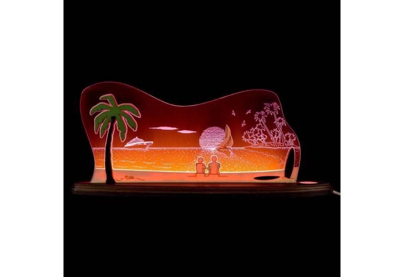 Weigla Schwibbogen Motivleuchte "Südsee" (47x20,1cm) von Weigla Holzkunst von Weigla