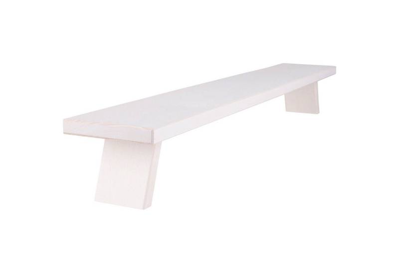 Weigla Schwibbogen Schwibbogenbank weiß (80x11x7,5cm) von Weigla Holzkunst von Weigla