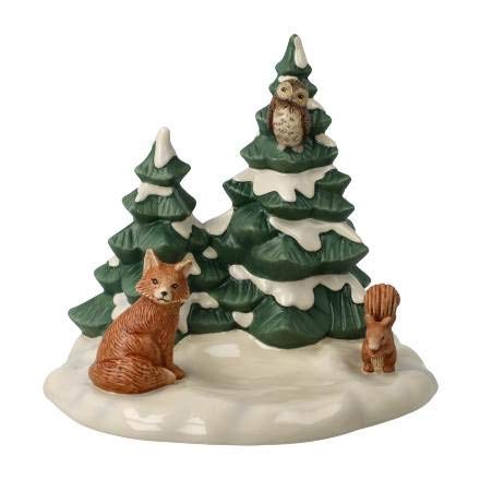 Weihnachten, Kerst, Christmas Waldtiere im Schutz der Bäume von Weihnachten, Kerst, Christmas