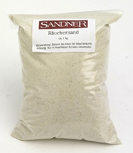 Weihrauch feiner Räuchersand zum Dämmen der Hitze der Räucherkohle und zum Schutz der Räucherschalen, 1 kg von Weihrauch