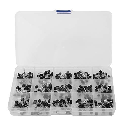 15Werte , 300St¨¹ck Assorted Kit Transistor Sortiment DIY Kit TO 92 S9012 S9013 S9014 S8050 S8550 von Weikeya