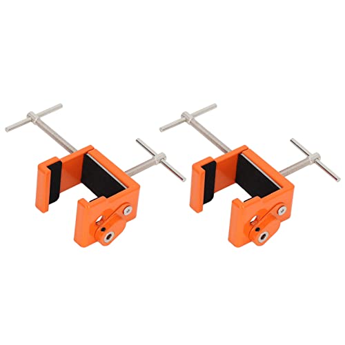 Cabinetry Clamp, Orange 2pcs Cabinet Claw Korrosionsbeständigkeit Hohe Härte gebürstet für Vitrine von Weikeya