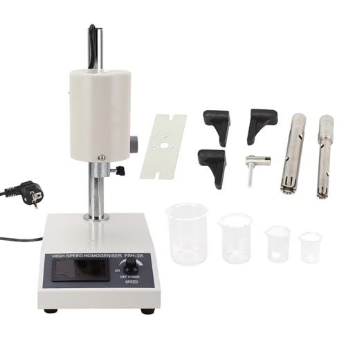 Homogenisator, Maximal 3 Minuten 5¨C1000 Ml, Verstellbarer Labor-Homogenisator, Hochgeschwindigkeitsmischen (EU-Stecker 220 V) von Weikeya