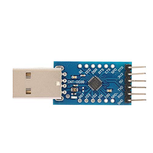 USB 2.0 zu Serial Converter Module, Clock Circuit Module Serial Converter 65MN Stahlblau für Windows 98 von Weikeya