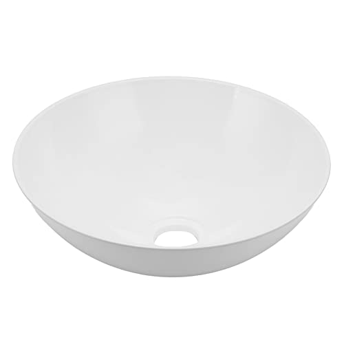 Weikeya Rundes Badezimmerwaschbecken , modern und glatt Acryl Waschbecken Yacht Eitelkeit von Weikeya
