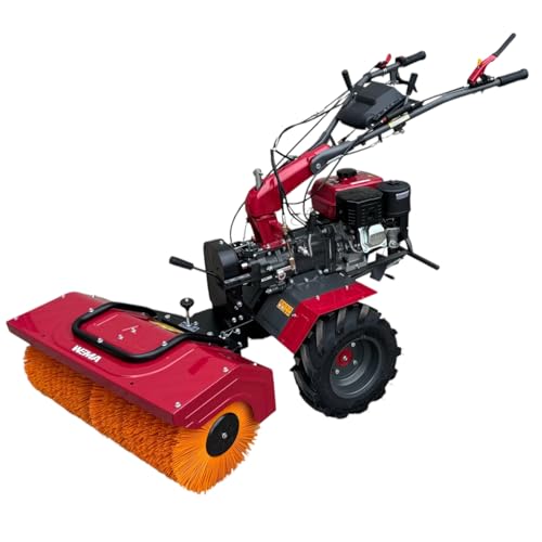 Gartenfräse WM1000N-6 Set mit Kehrbesen Mehrzweckgerät Kehrmaschine Motorhacke Multigerät Kehrbürste Gartenhacke Bodenfräse Benzin 7PS 60cm von Weima