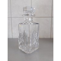 Karaffe Bleikristall Geschliffenes Dekor 23cm Brydge Crystal England 1, 77 Kg von Weimahporzellan