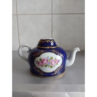 Wallendorf Teekanne-Kobalt Medallion - 0, 15 L von Weimahporzellan