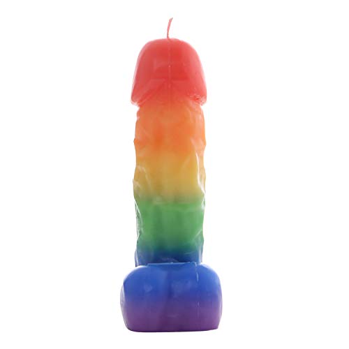 Weimob Emulational Dick Penis Wachs Kerze Bunt Penis Förmig Kerze Romantische Atmosphäre Maker Geburtstag Kerze Bachelorette Party von Weimob