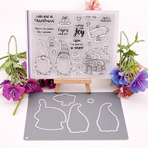 Weimoli Stanzschablonen, Schneidwerkzeuge, 1 Set Fox GNOME Klare Stempel mit Stanzformen für Karten Machen Stencil Metallform für DIY Scrapbook Album Papierkarte Weimoli Stanzschablonen, Schneidwerkzeuge, 1 Set Fox GNOME Klare Stempel mit Stanzformen für Karten Machen Stencil Metallform für DIY Scrapbook Album Papierkarte von Weimoli