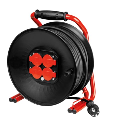 Weingärtner Kabeltrommel VARIO-LINE 40m Outdoor IP44 H07RN-F 3G1,5 Doppelrohrgestell,VDE 0620-1, Weingärtner Kabeltrommel VARIO-LINE 40m Outdoor IP44 H07RN-F 3G1,5 Doppelrohrgestell,VDE 0620-1, von Weingärtner