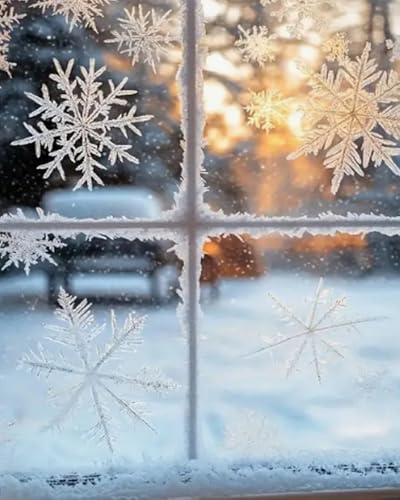 Weiniuniu Kreuzstich Stickpackung Blumen im Eisfenster DIY Stickvorlagen Stickbilder 11CT Vorgedruckt Kreuzstich Set für Anfänger Home Decor 40x50 cm Weiniuniu Kreuzstich Stickpackung Blumen im Eisfenster DIY Stickvorlagen Stickbilder 11CT Vorgedruckt Kreuzstich Set für Anfänger Home Decor 40x50 cm von Weiniuniu