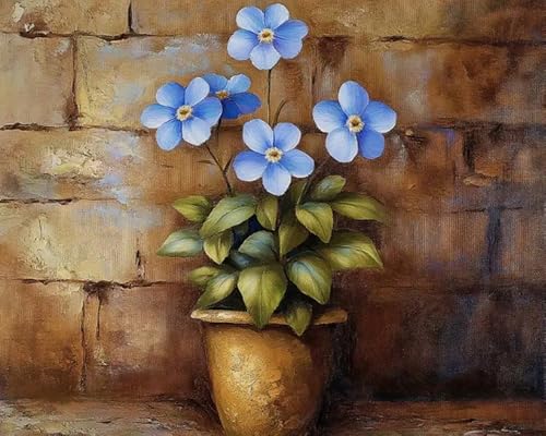 Weiniuniu Kreuzstich Stickpackung Blumen in Töpfen DIY Stickvorlagen Stickbilder 11CT Vorgedruckt Kreuzstich Set für Anfänger Home Decor 40x50 cm Weiniuniu Kreuzstich Stickpackung Blumen in Töpfen DIY Stickvorlagen Stickbilder 11CT Vorgedruckt Kreuzstich Set für Anfänger Home Decor 40x50 cm von Weiniuniu