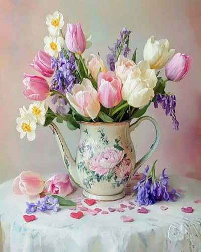 Weiniuniu Kreuzstich Stickpackung Bunte Blumen DIY Stickvorlagen Stickbilder 11CT Vorgedruckt Kreuzstich Set für Anfänger Home Decor 50x70 cm Weiniuniu Kreuzstich Stickpackung Bunte Blumen DIY Stickvorlagen Stickbilder 11CT Vorgedruckt Kreuzstich Set für Anfänger Home Decor 50x70 cm von Weiniuniu