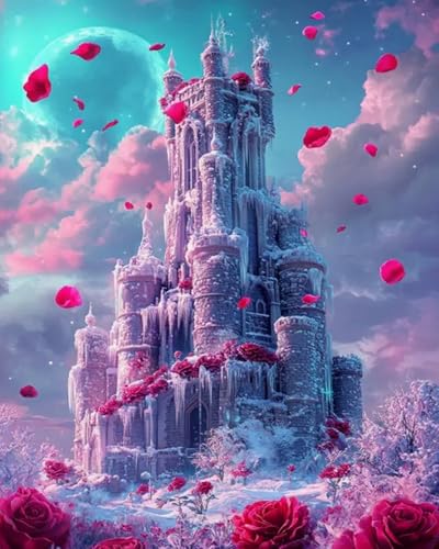 Weiniuniu Kreuzstich Stickpackung Schloss DIY Stickvorlagen Stickbilder 11CT Vorgedruckt Kreuzstich Set für Anfänger Home Decor 40x50 cm Weiniuniu Kreuzstich Stickpackung Schloss DIY Stickvorlagen Stickbilder 11CT Vorgedruckt Kreuzstich Set für Anfänger Home Decor 40x50 cm von Weiniuniu